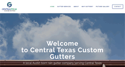 Desktop Screenshot of centexcustomgutters.com
